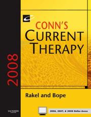Cover of: Conn's Current Therapy 2008: Expert Consult Premium (Current Therapy)