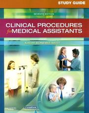 Cover of: Study Guide for Clinical Procedures for Medical Assistants