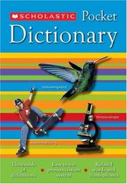Cover of: Scholastic Pocket Dictionary by Usborne