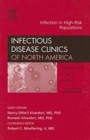 Cover of: Infection in High-Risk Populations, An Issue of Infectious Disease Clinics (The Clinics: Internal Medicine)