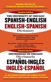 Cover of: The University of Chicago Spanish-English / English-Spanish Dictionary