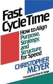 Cover of: Fast Cycle Time by Christopher Meyer