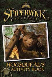 Cover of: Hogsqueal's Activity Book (The Spiderwick Chronicles)