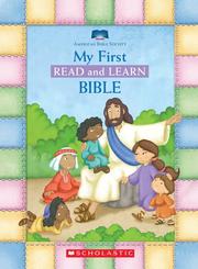 Cover of: My First Read And Learn Bible by American Bible Society., Eva Moore