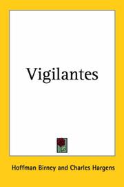 Cover of: Vigilantes