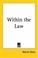 Cover of: Within the Law