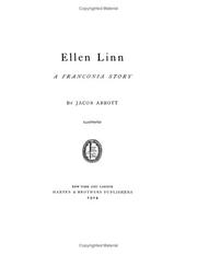 Cover of: Ellen Linn a Franconia Story