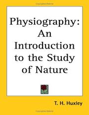 Cover of: Physiography