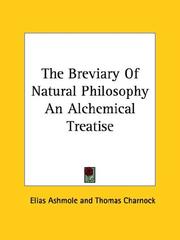 Cover of: The Breviary of Natural Philosophy an Alchemical Treatise