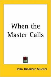 Cover of: When The Master Calls