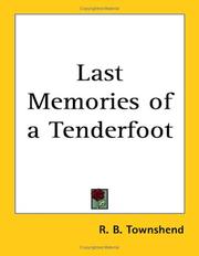 Cover of: Last Memories of a Tenderfoot