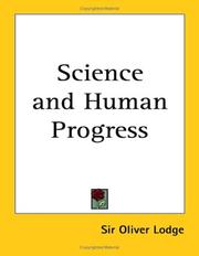 Cover of: Science and Human Progress