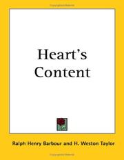 Cover of: Heart's Content by Ralph Henry Barbour