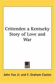 Cover of: Crittenden by John Fox Jr.