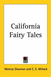 Cover of: California Fairy Tales by Monica Shannon