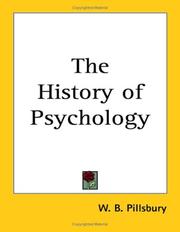 Cover of: The History of Psychology