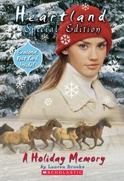 Cover of: A Holiday Memory by Lauren Brooke