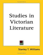 Cover of: Studies in Victorian Literature