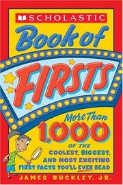 Cover of: Scholastic book of firsts