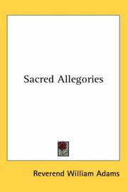 Cover of: Sacred Allegories