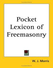 Cover of: Pocket Lexicon of Freemasonry