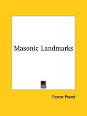 Cover of: Masonic Landmarks