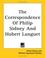 Cover of: The Correspondence of Philip Sidney and Hubert Languet