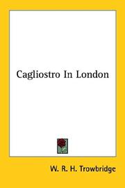 Cover of: Cagliostro in London