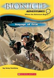 Cover of: Voyage of Fear (Bionicle Adventures, No. 5) (Bionicle Adventures)