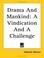 Cover of: Drama and Mankind