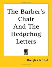 Cover of: The Barber's Chair and the Hedgehog Letters