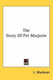 Cover of: The Story of Pet Marjorie