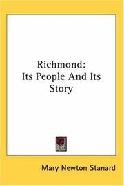 Cover of: Richmond: Its People And Its Story