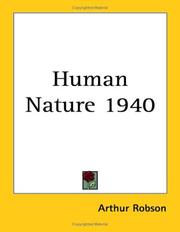 Cover of: Human Nature 1940