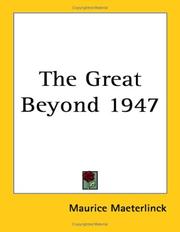Cover of: The Great Beyond 1947
