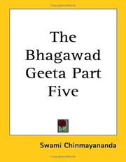 Cover of: The Bhagawad Geeta Part Five