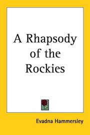 Cover of: A Rhapsody of the Rockies