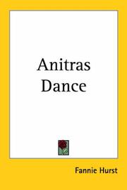 Cover of: Anitras Dance by Fannie Hurst