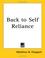 Cover of: Back to Self Reliance