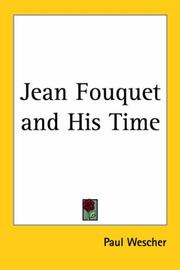 Cover of: Jean Fouquet and His Time