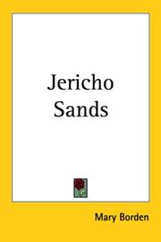 Cover of: Jericho Sands