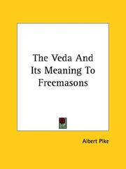 Cover of: The Veda and Its Meaning to Freemasons