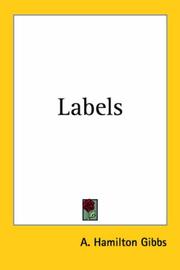 Cover of: Labels by A. Hamilton Gibbs
