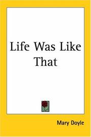 Cover of: Life Was Like That
