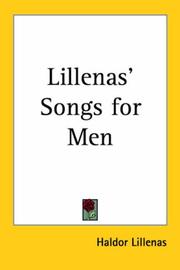 Cover of: Lillenas' Songs for Men by Haldor Lillenas