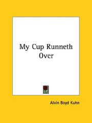 Cover of: My Cup Runneth over
