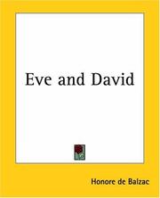 Cover of: Eve And David by Honoré de Balzac
