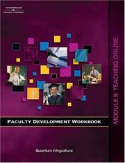 Cover of: Faculty Development Companion Workbook Module 9:: Teaching Online (Faculty Development Workbook)