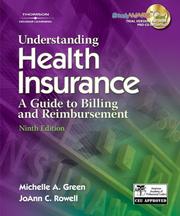 Cover of: Understanding Health Insurance by Michelle A. Green, Jo Ann C. Rowell