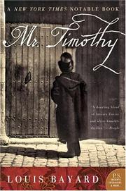 Cover of: Mr. Timothy: A Novel